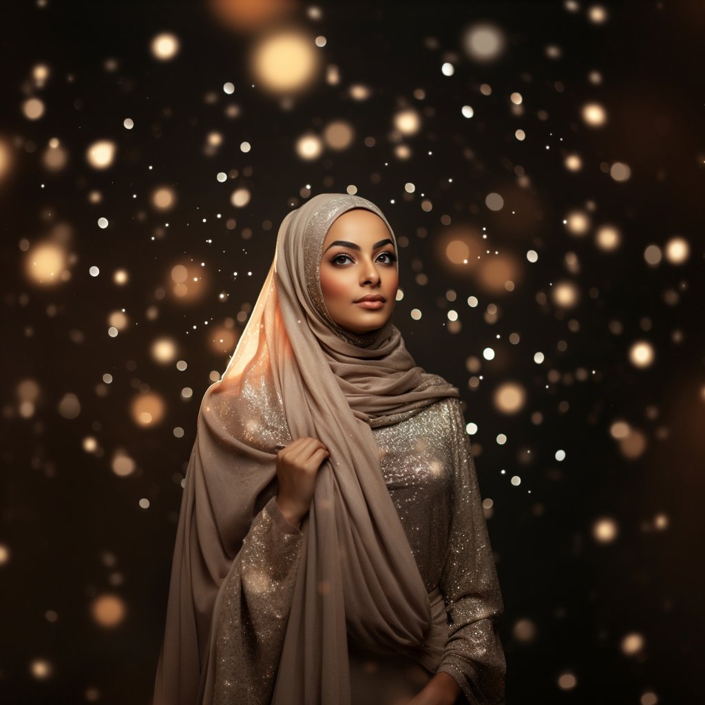 TAQWA Sparkly Plain Jersey Shawls