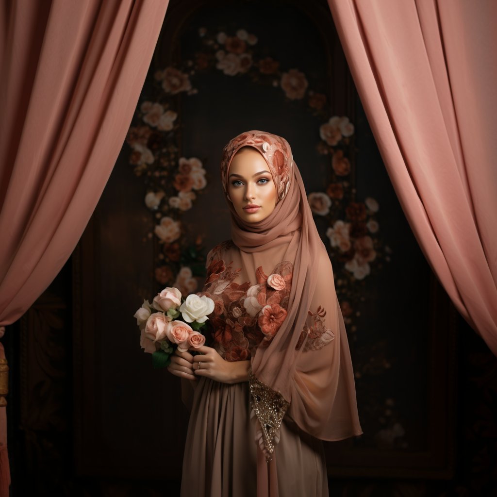 MALIKAH Wedding Fancy Shawls