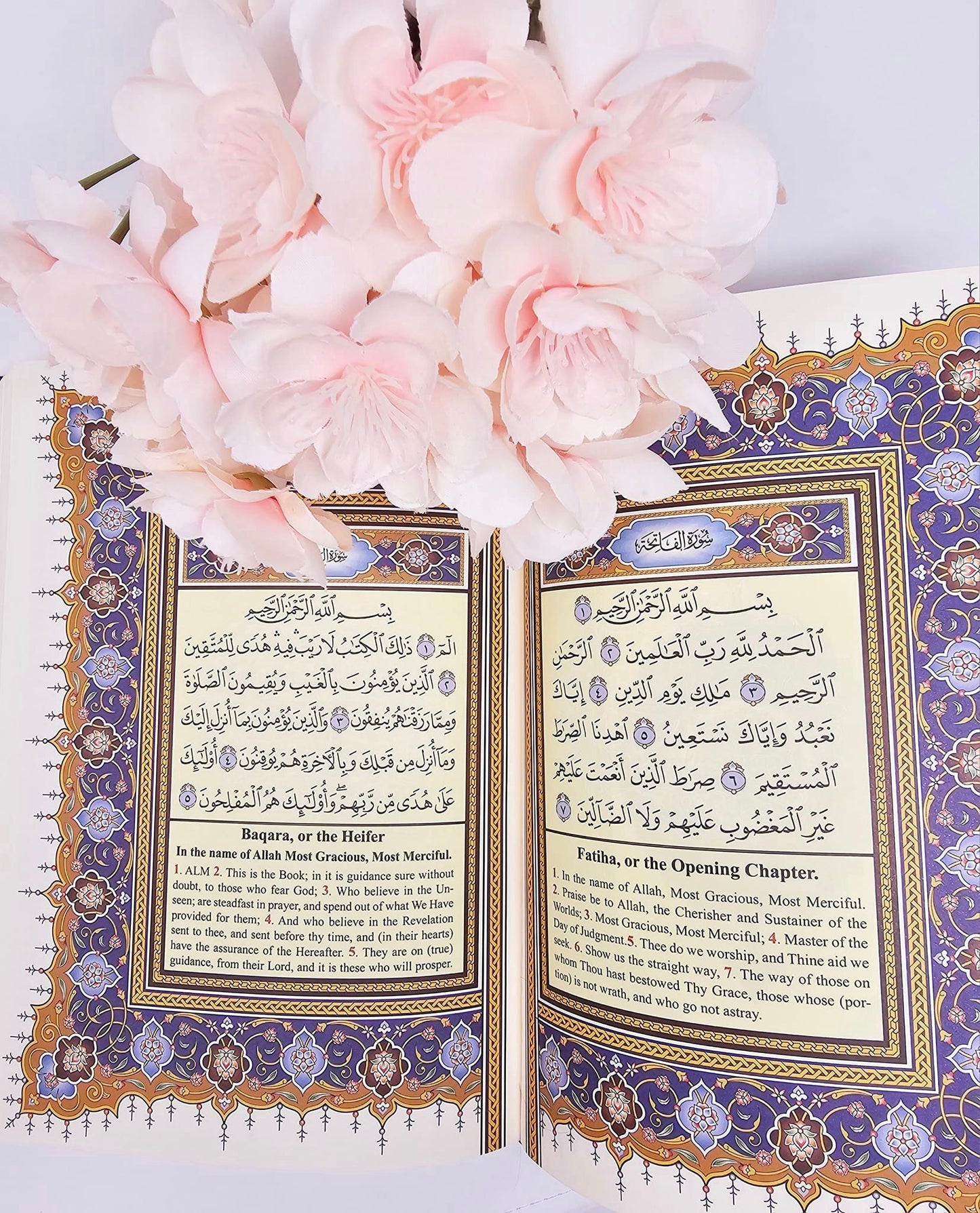 Leather Hardcover Holy Quran Book With English Translation