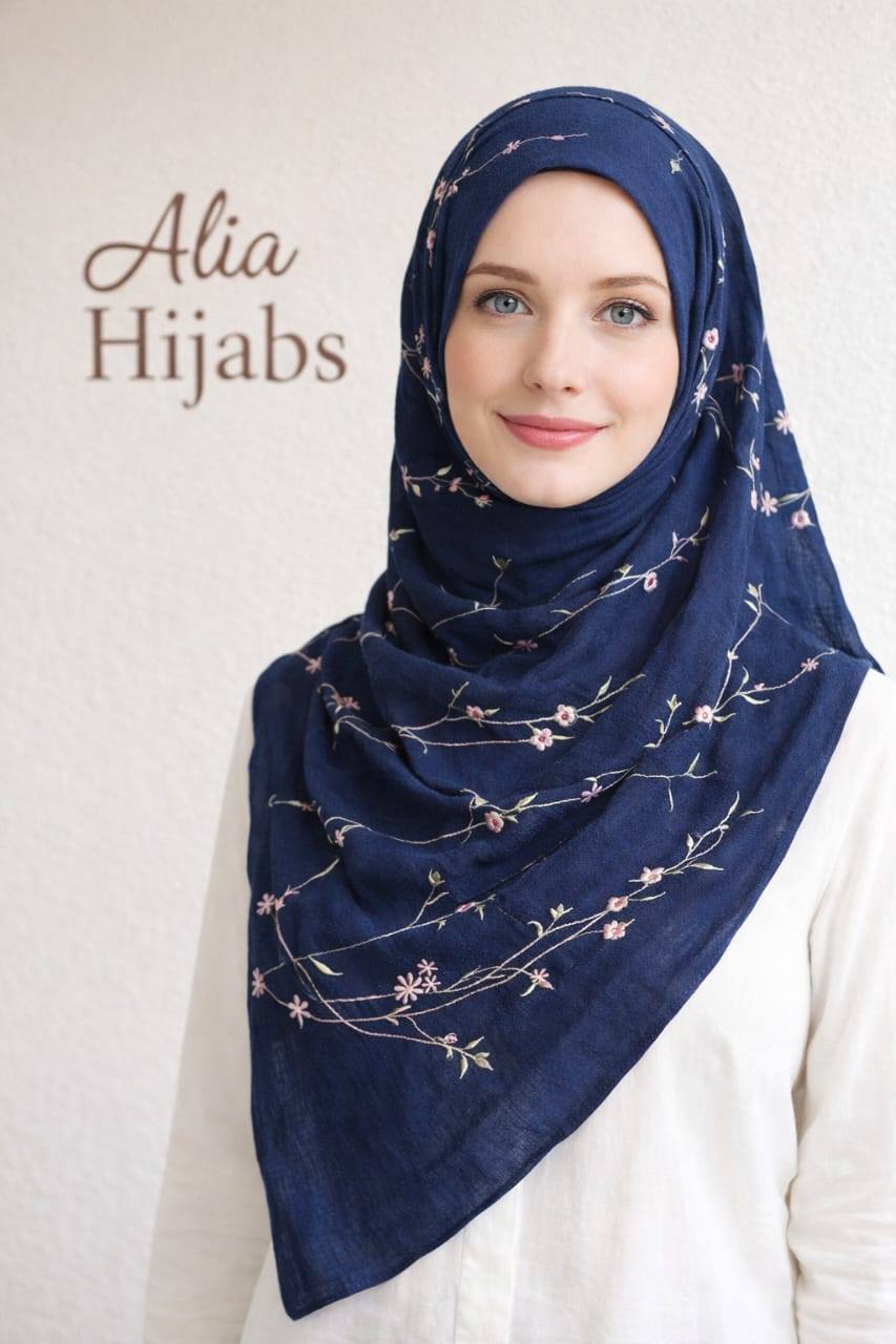 Dark Jeans / Pink & Gold Flowers