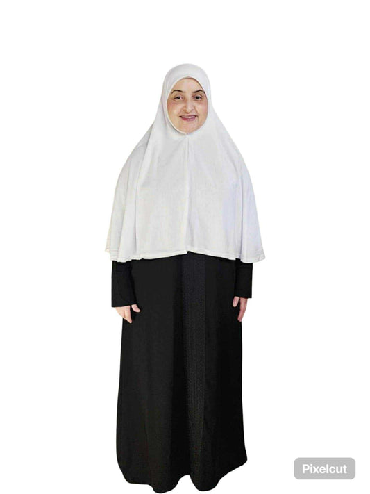 Ihram 1 P White X-Long Cotton Hijab
