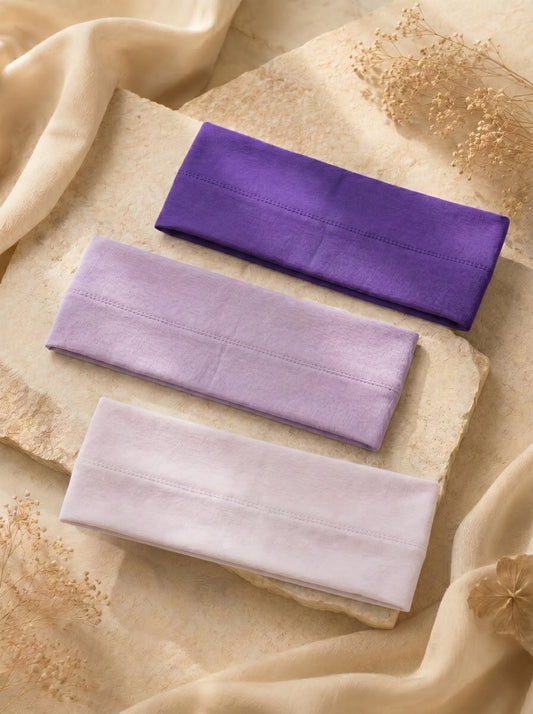 Light Lavender Cotton Headbands
