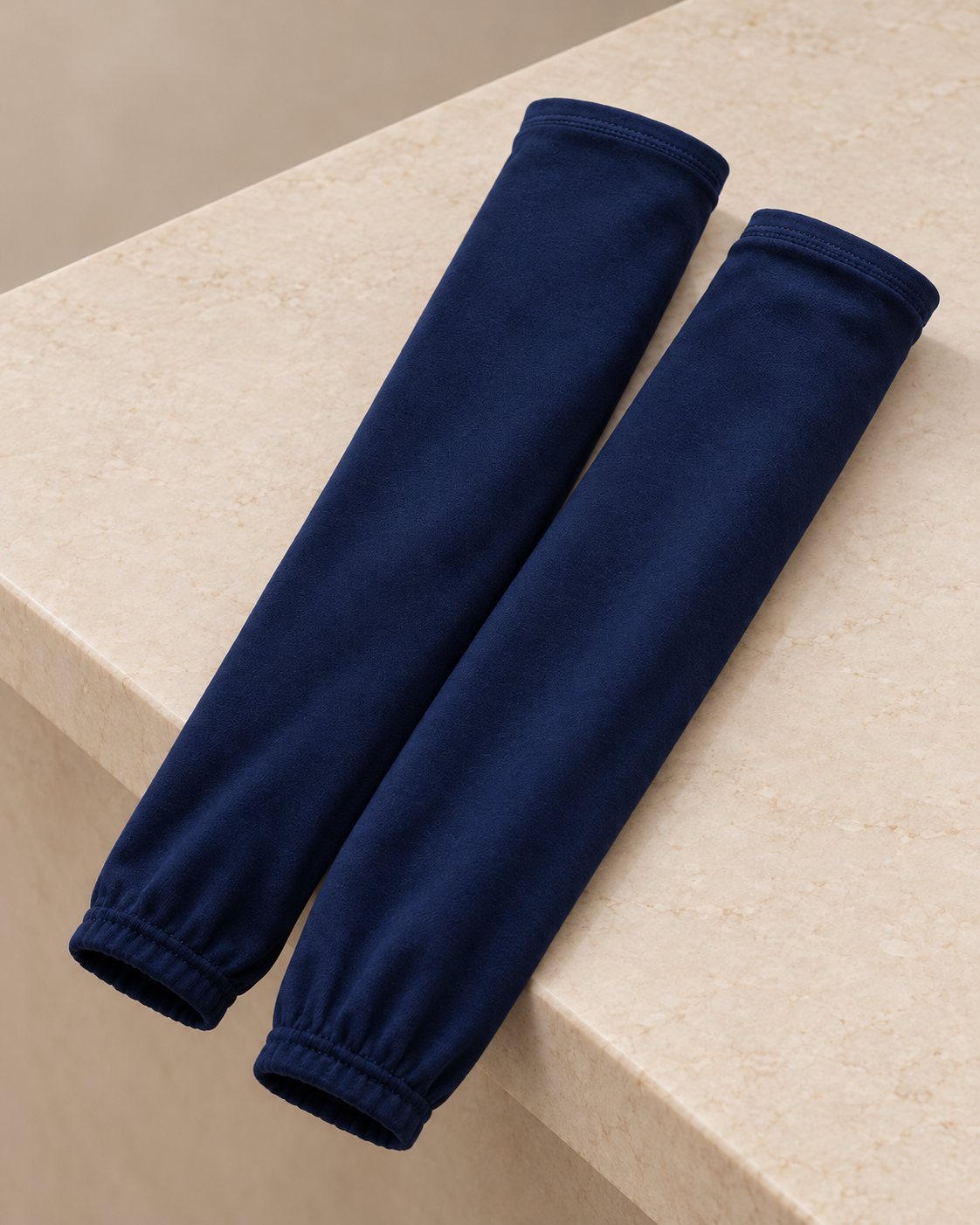 Navy Blue Full Arm Cover Cotton Sleeves FCS012005