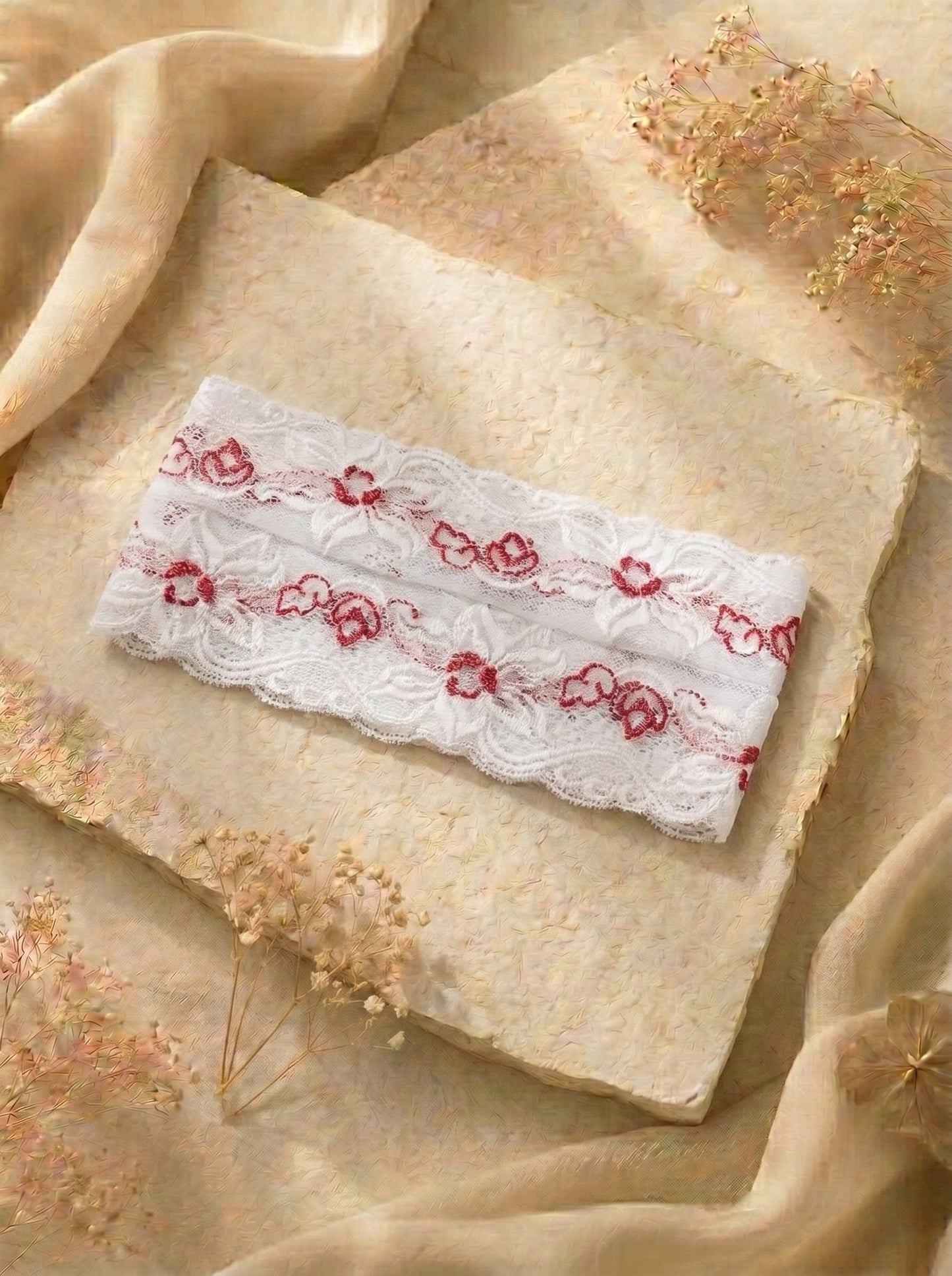 White Lace/Dantel Headband