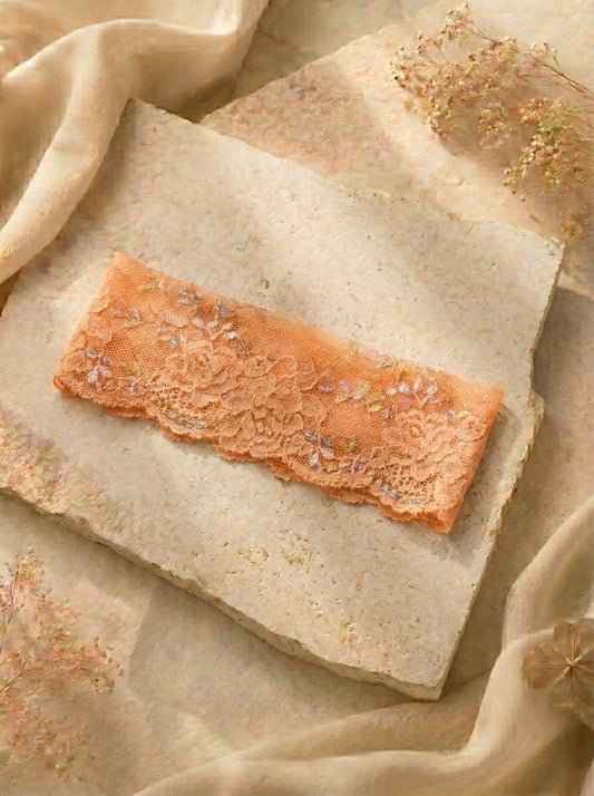 light Orange LaceDantel Headband