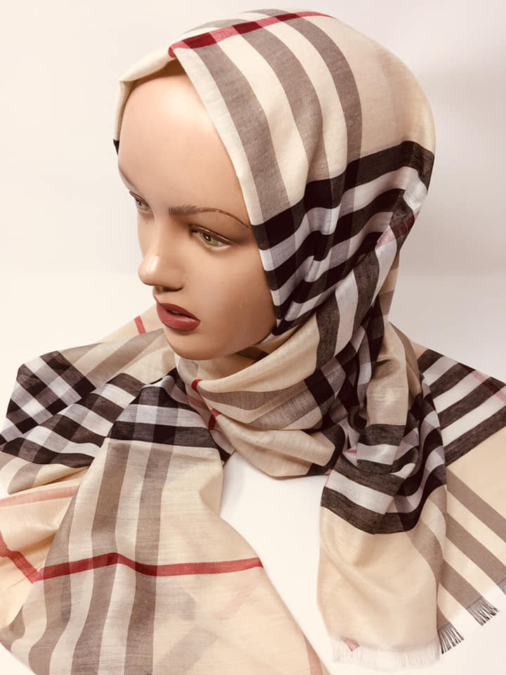 Colored Cotton Shawl 014