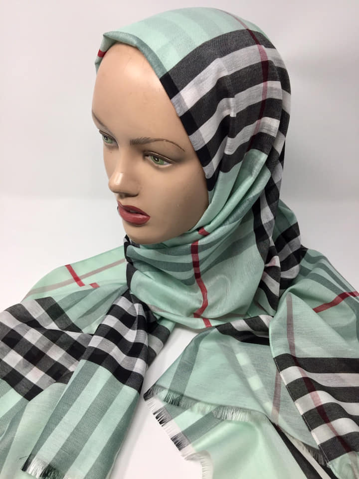 Colored Cotton Shawl 017