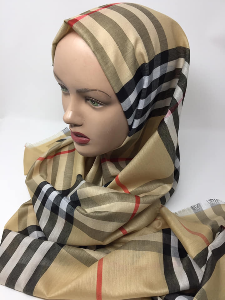 Colored Cotton Shawl 019