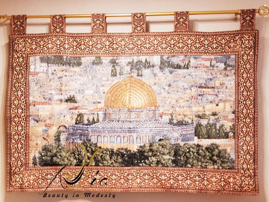 Al-Aqsa Mosque, Full Of Rhinestones, XXL Size  O-02