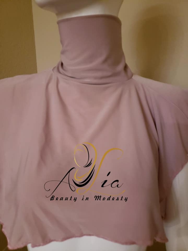 Lilac Lycra Neck Cover N-01