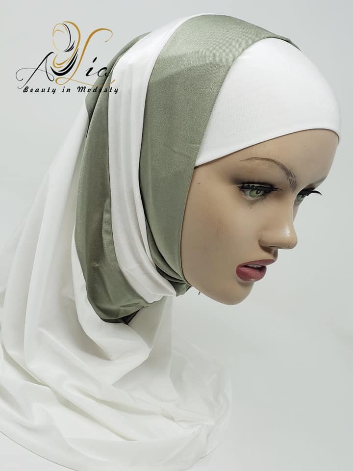 Off-White & Olive Green 01