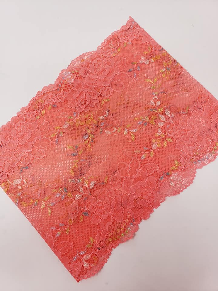 Hot Pink Lace/Dantel Headband