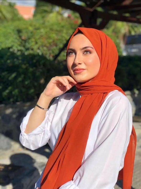 Plain Crepe Chiffon Shawls Group # 1