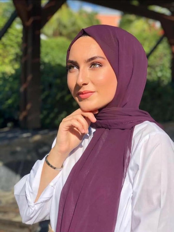 Plain Crepe Chiffon Shawls Group # 3