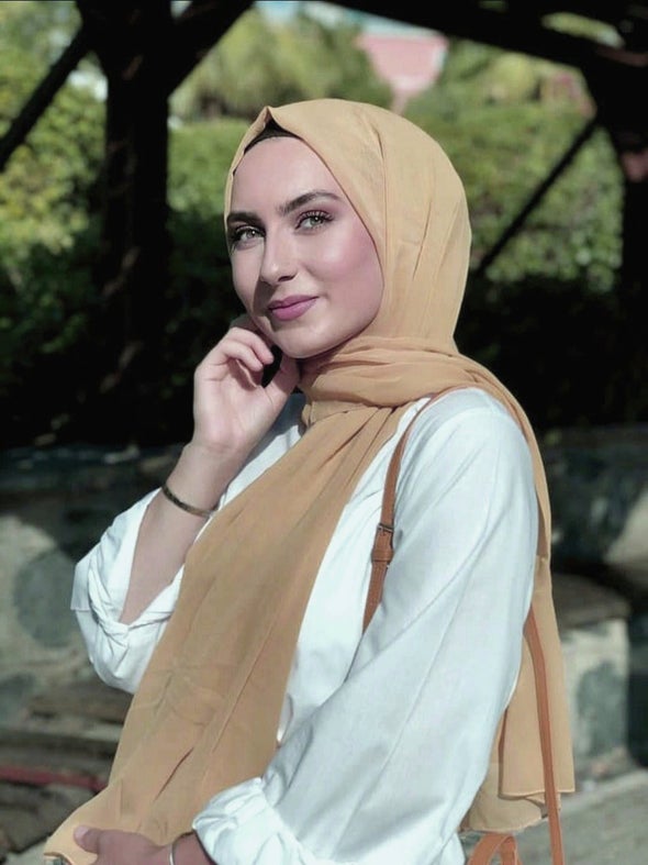 Plain Crepe Chiffon Shawls Group # 8