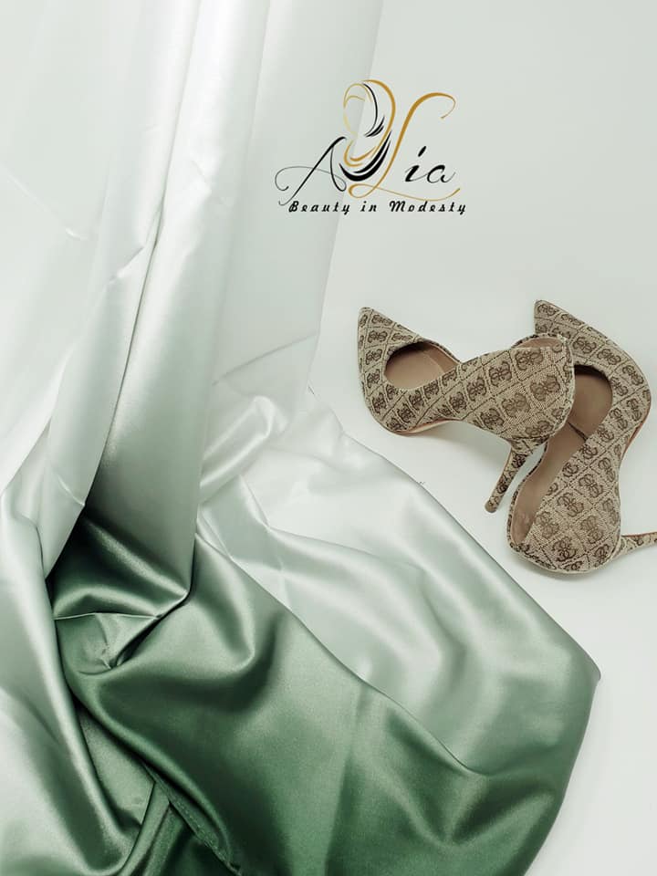 Wavy Colors Soft Satin Shawl WS-15