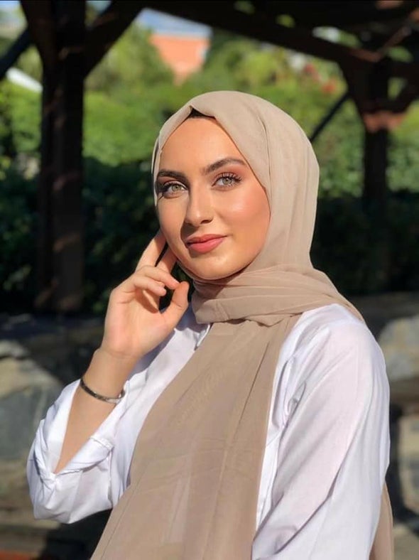 Plain Crepe Chiffon Shawls Group # 8