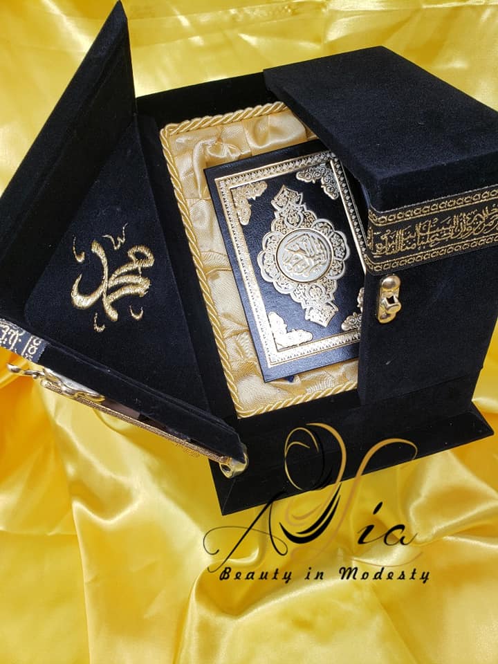 Small Size of Holy Kaaba Bookcase With Quran Book