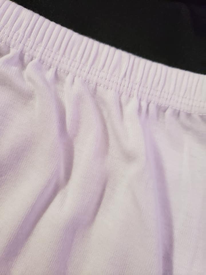 M - L - XL Women White Cotton Capri Leggings