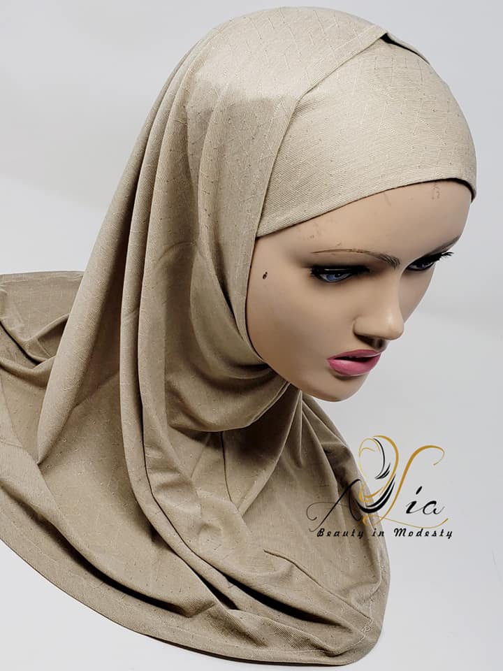 Sham Beige 8953 - Alia Hijabs