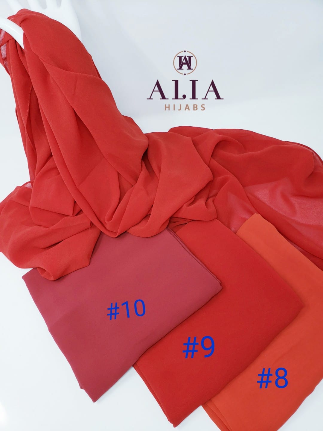 Plain Crepe Chiffon Shawls Group # 4