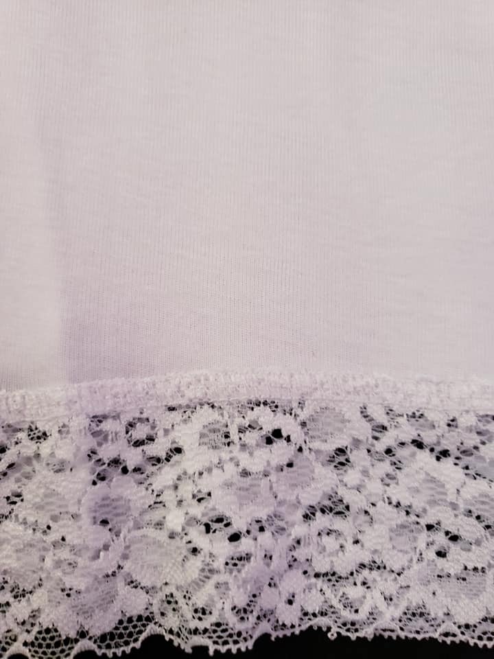 M - L - XL Women White Cotton Capri Leggings