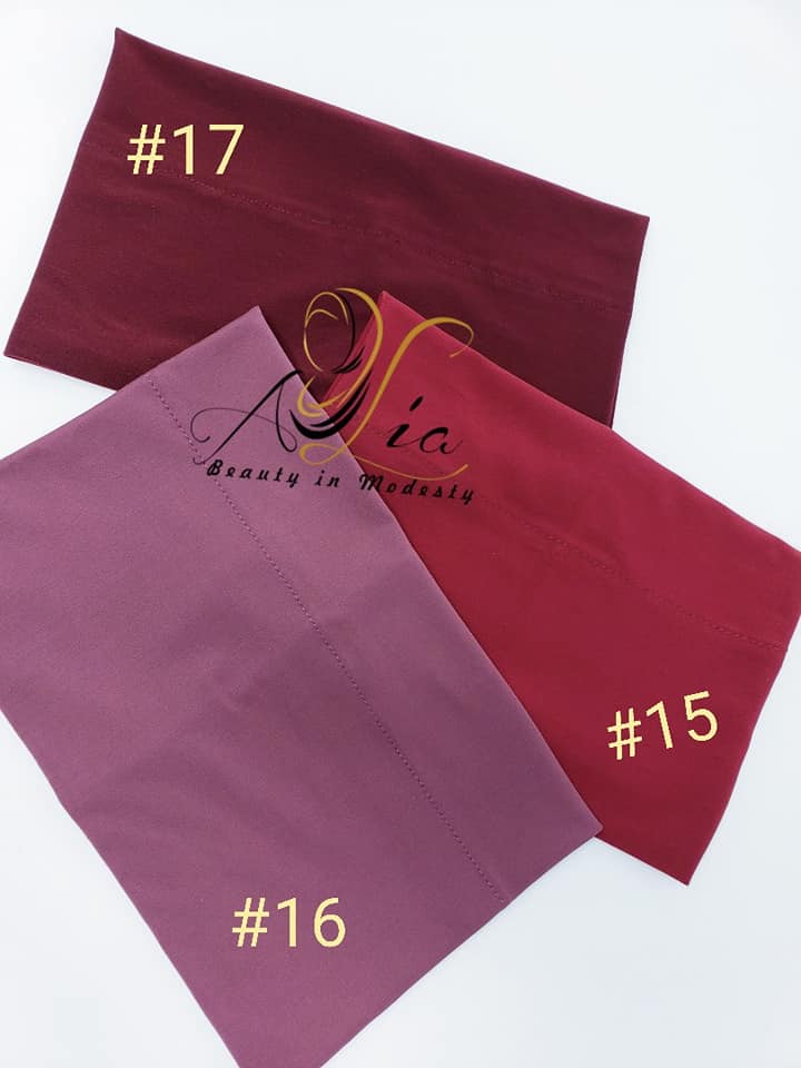 Maroon/Burgundy Lycra Headbands