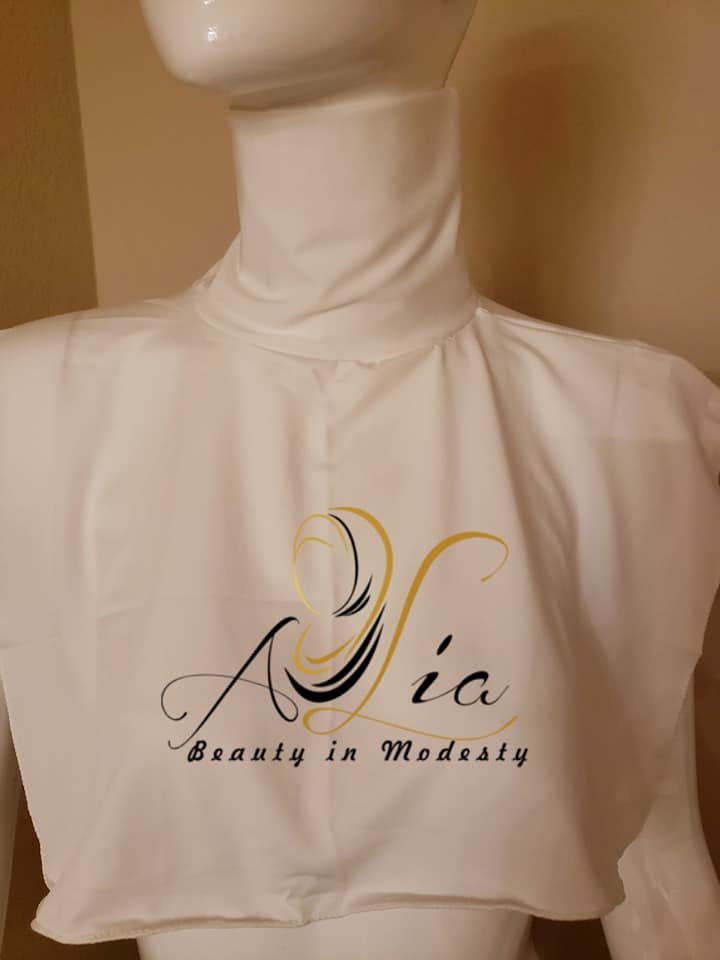 Off White Lycra Neck Cover N-06