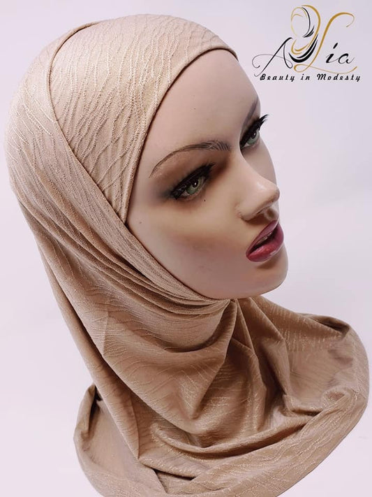 Shima D Beige Jacquard SHJA-9341