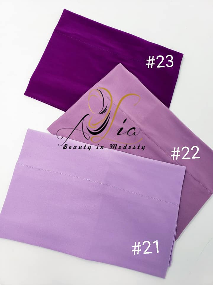 Lilac/Purple/Iris Lycra Headbands