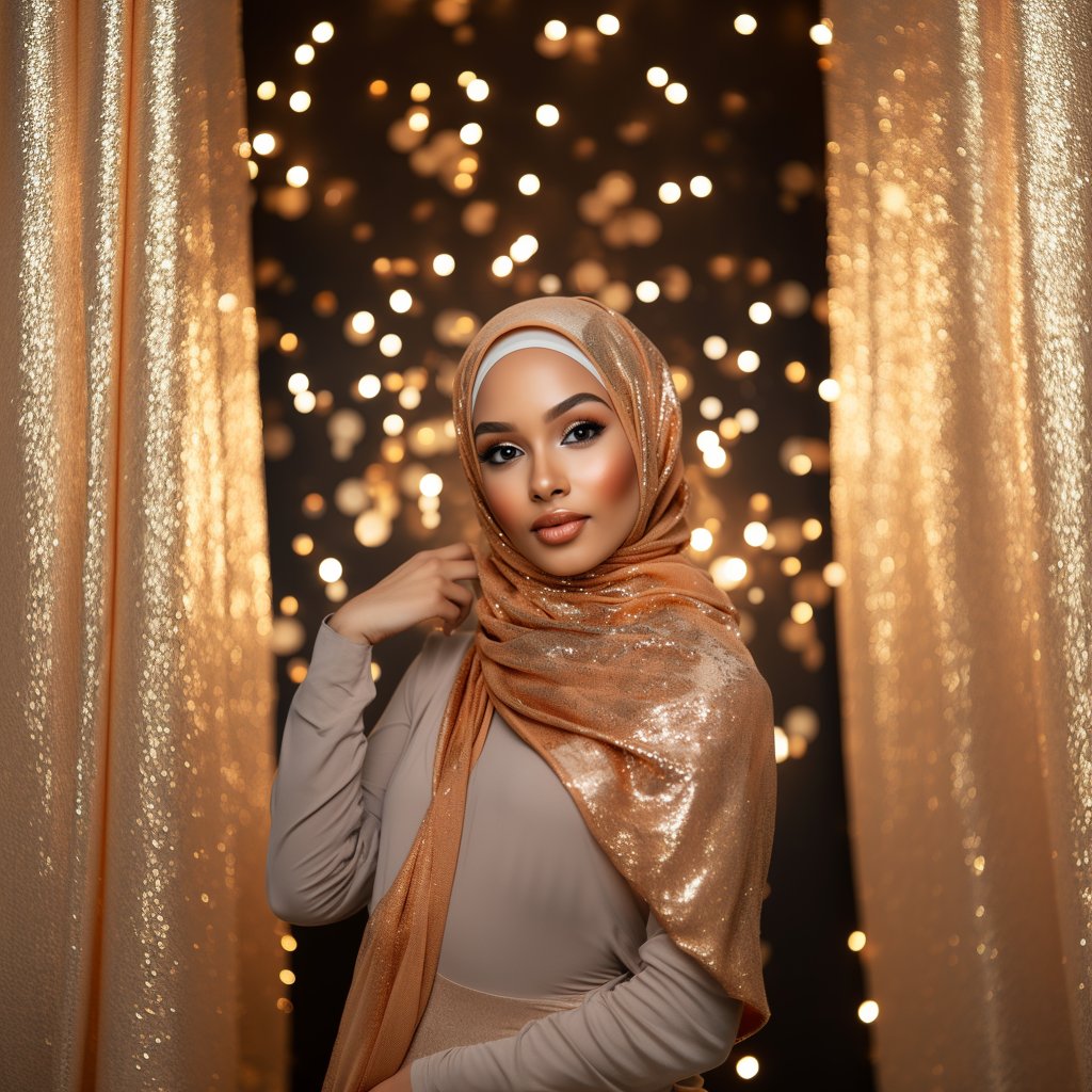SHIMA Two Piece Shimmer Lamay Hijabs