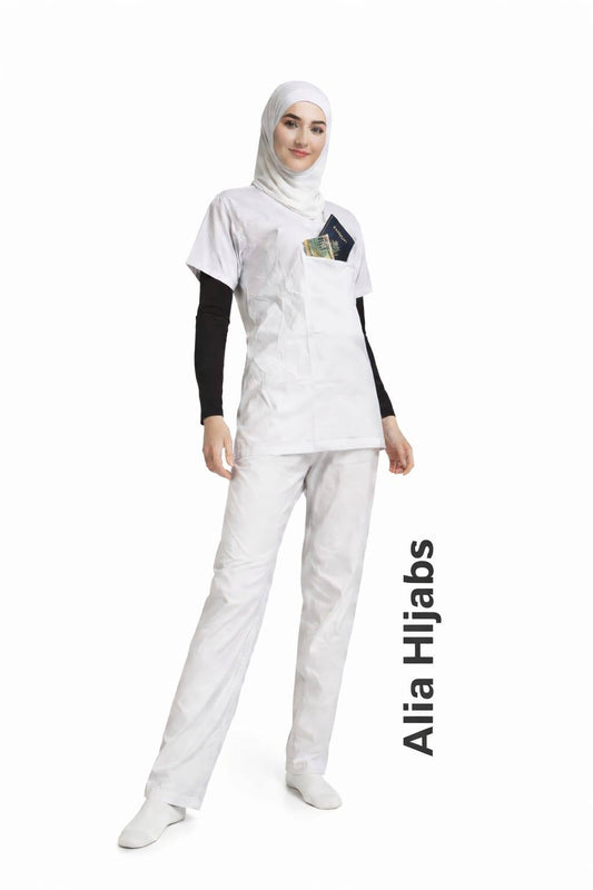 Ihram Woman's White Cotton Underwear Pants