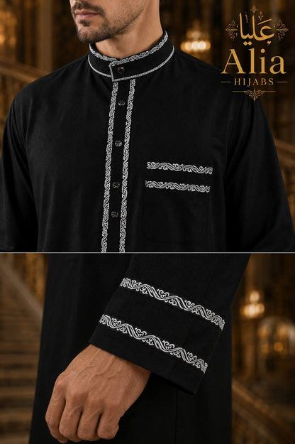 Black / White Embroidery
