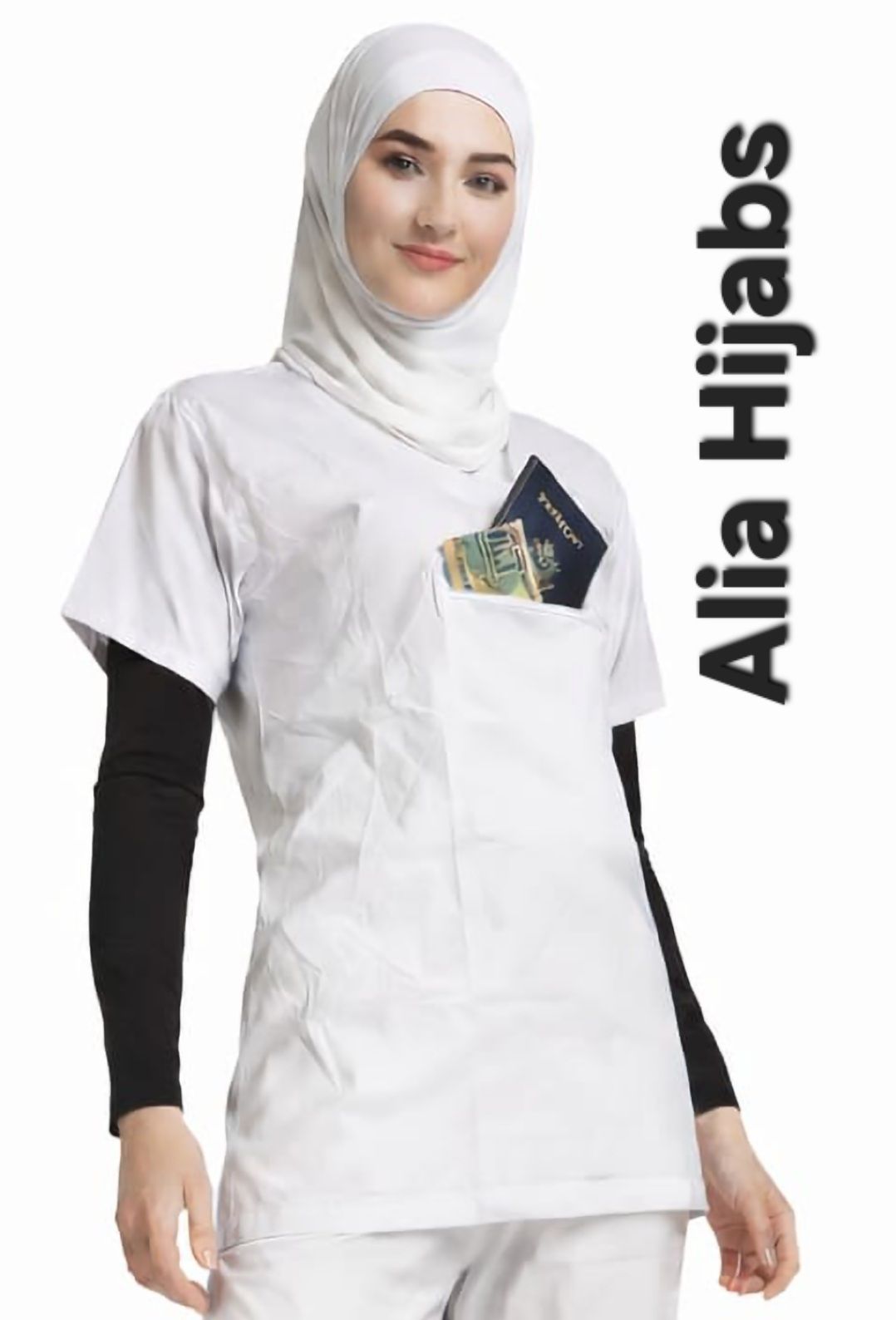 Ihram Woman's White T-Shirt