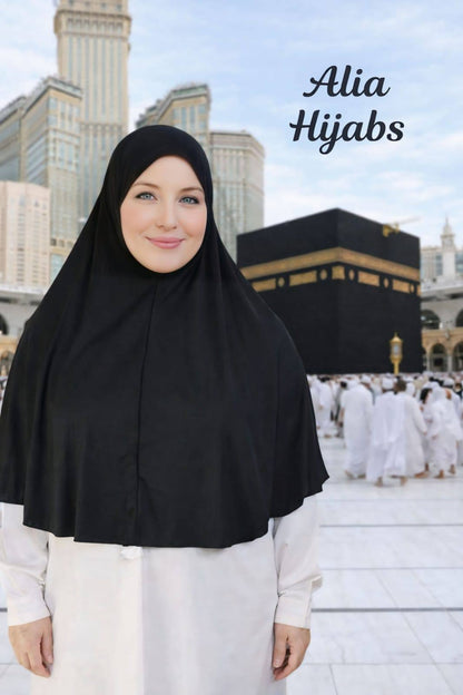 Ihram 1 P Black X-Long Cotton Hijab