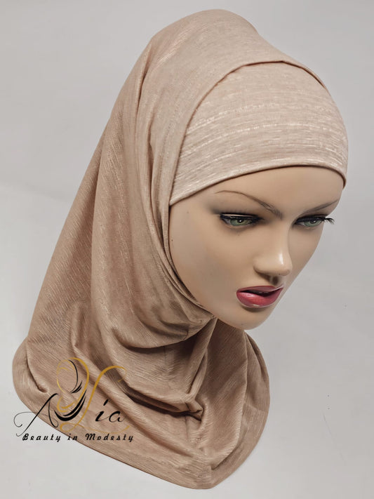 Mocha Textured Lycra 5801