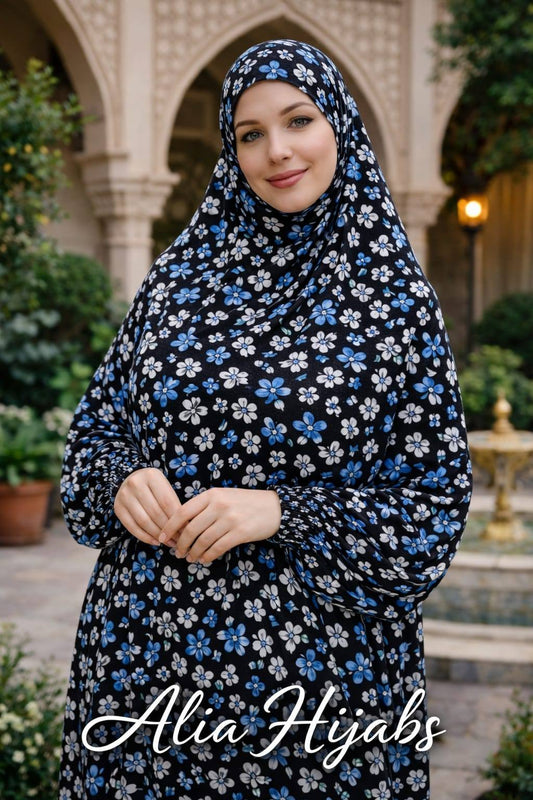 Blue / Black & Off White