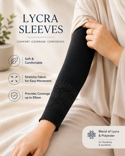 Black Lycra Sleeves 001