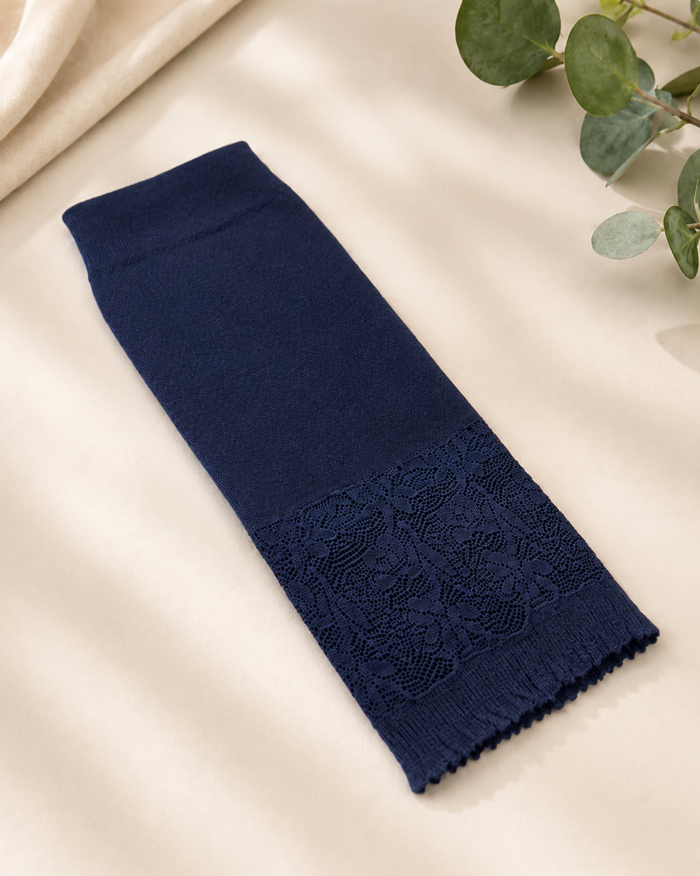 Navy Blue Lycra Sleeves 002