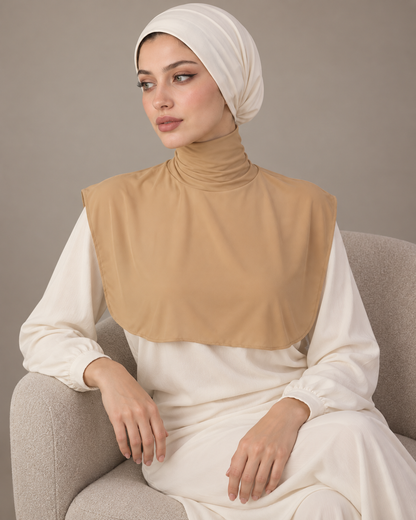 NURA Light Beige Lycra Neck Cover N-14