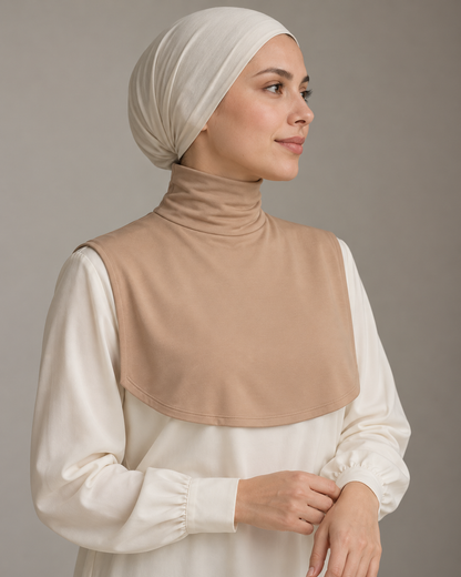NURA Light Beige Lycra Neck Cover N-14