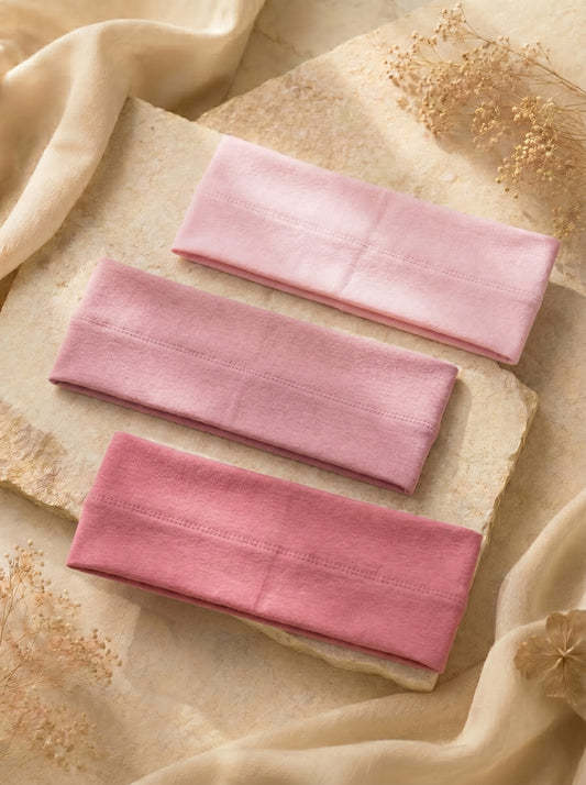 Pink Cotton Headbands