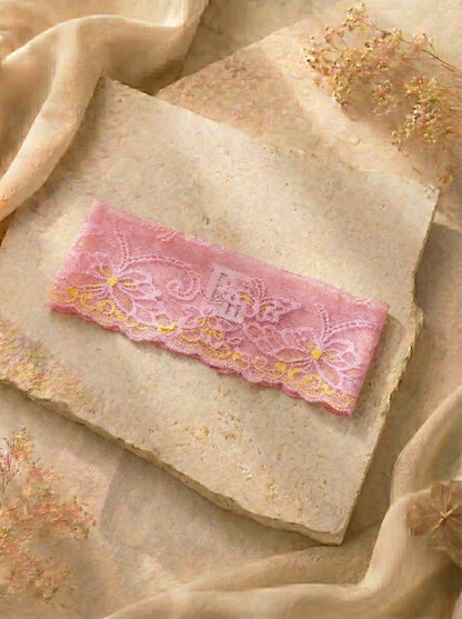 Pink Lace/Dantel Headband