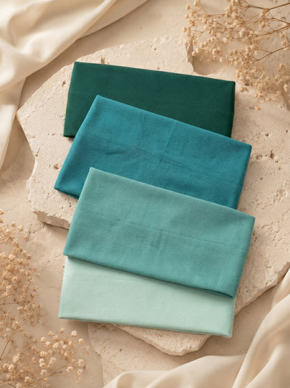 Turquoise Green Cotton Headbands