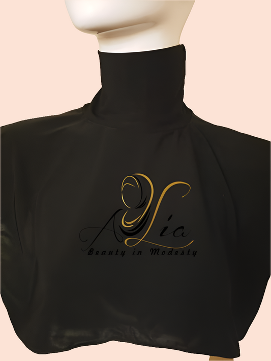 Black Lycra Neck Cover N-11