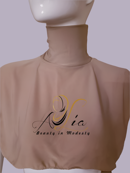 Beige Lycra Neck Cover N-13