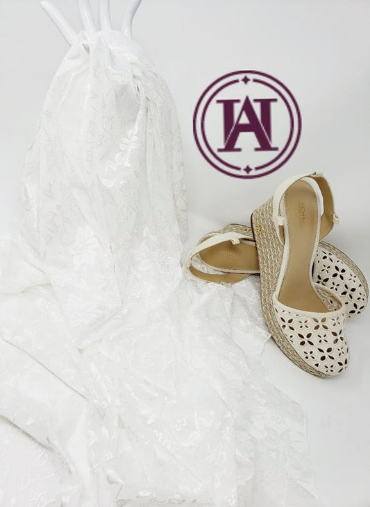 Off White Dantel Shawl LD-09