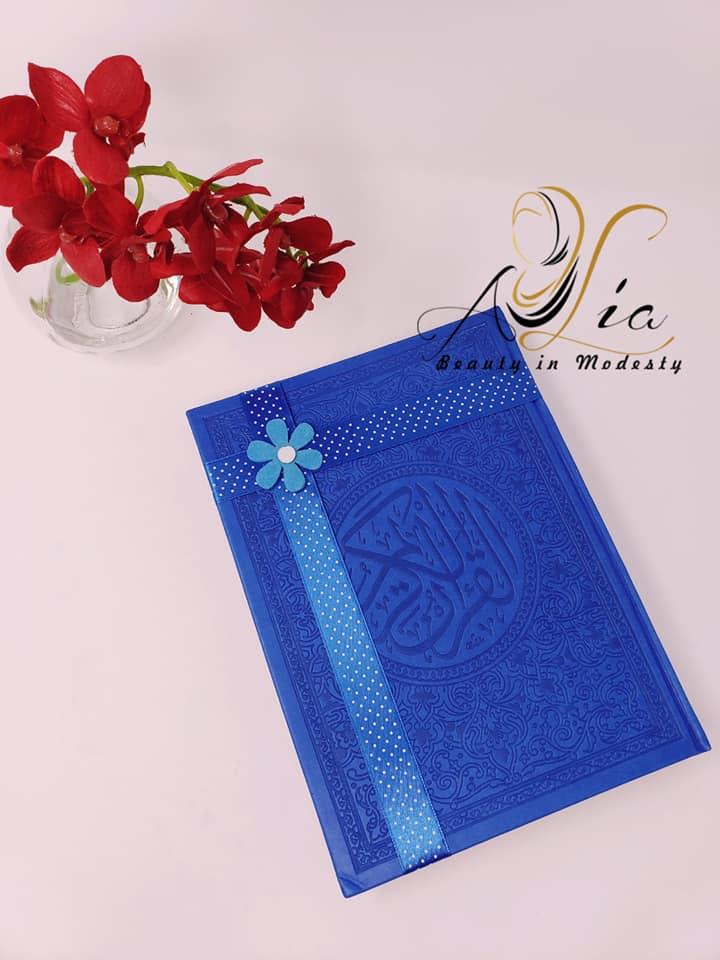 XX Large Colored Holy Quran in Arabic 28 x 20 CM = 11" x 8"