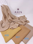 Plain Crepe Chiffon Shawls Group # 11
