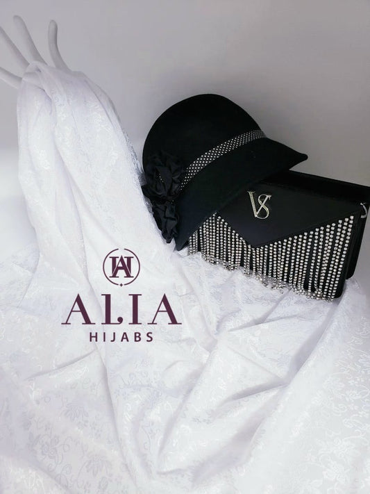 White Dantel Shawl LD-08